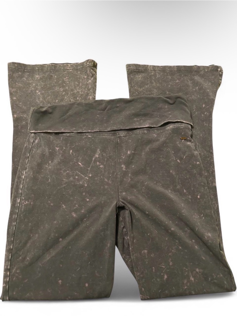 VS PINK Fold-over Flare leggings